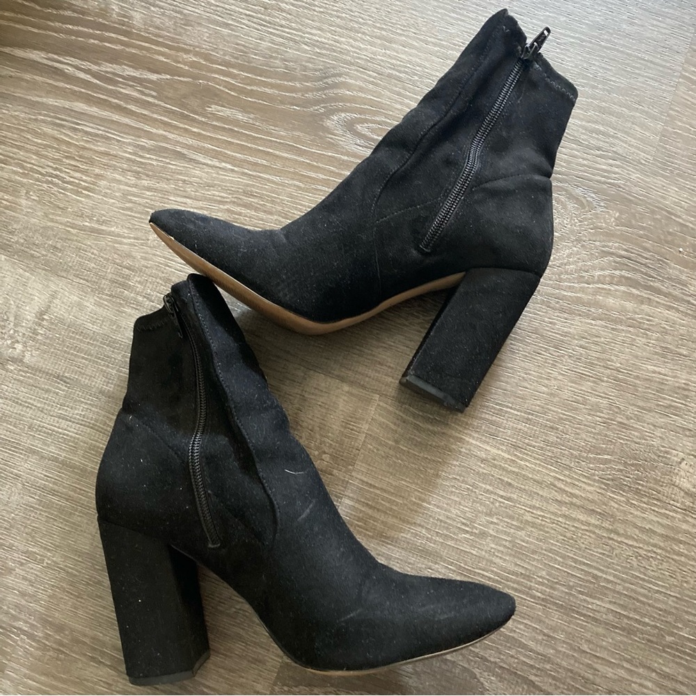 Aldo Suede Heeled Booties